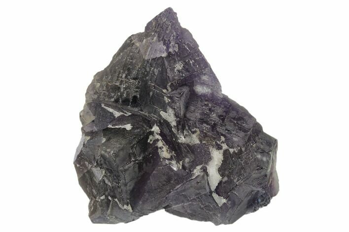 Purple Cubic Fluorite Crystal Cluster - Pakistan #136948